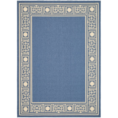 Safavieh Courtyard Blue/Beige Rug