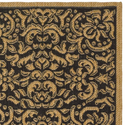 Safavieh Courtyard Dark Black Rug