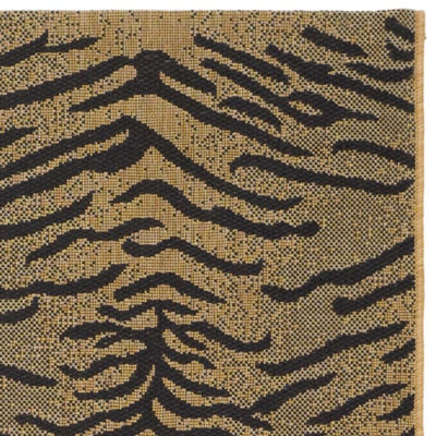 Safavieh Courtyard Light Black/Natural Rug