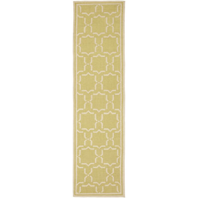 Safavieh Dhurries Light Green/Ivory Rug