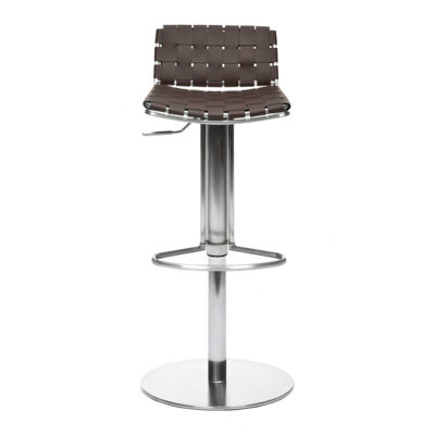 Safavieh Liam Bonded Leather Barstool in Brown