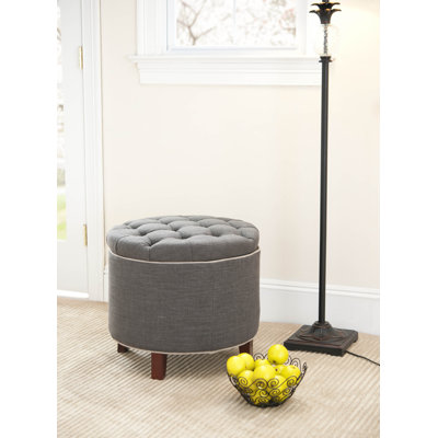 Safavieh Amelia Fabric Ottoman