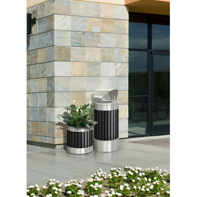 Commercial Zone Riverview Canopy Top Trash Receptacle