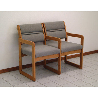 Wooden Mallet Valley Two Seat Guest Chair