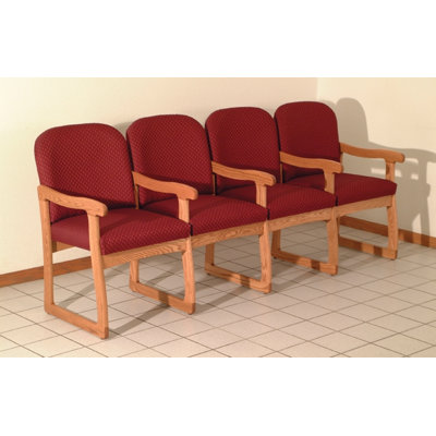 Wooden Mallet Prairie Four Seat Guest Chair