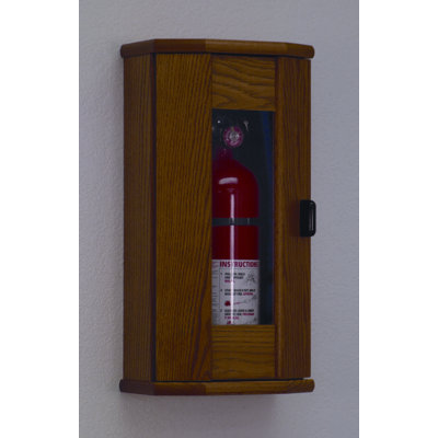 Wooden Mallet Fire Extinguisher Cabinet with Acrylic Door Panel