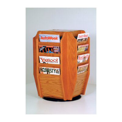 Wooden Mallet Countertop Sixteen Magazine Rotary Display