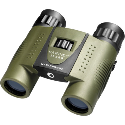10x25 WP Blackhawk Compact Binoculars, Bak-4, Blue Lens