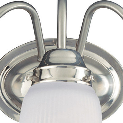 Savoy House 7" x 11"  Vanity Light in Satin Nickel