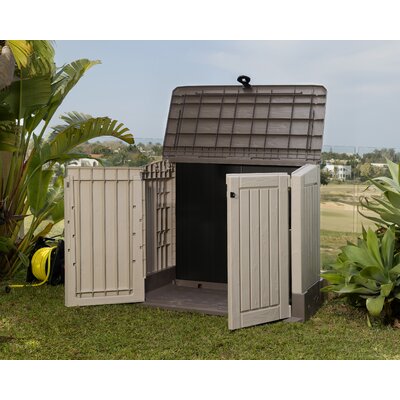 Keter Woodland 4.5 Ft. W x 2.5 Ft. D Resin Shed &amp; Reviews | Wayfair