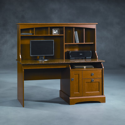 Sauder Graham Hill Computer Desk With Hutch Reviews Sauder Graham Hill Computer Desk With Hutch Autumn Maple