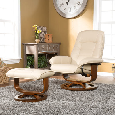 Wildon Home &reg; Shaw Ergonomic Recliner and Ottoman