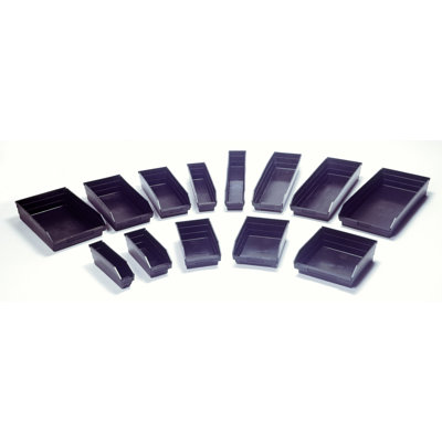 Quantum Storage Recycled Shelf Bin (4" H x 11 1/8" W x 23 5/8" D)