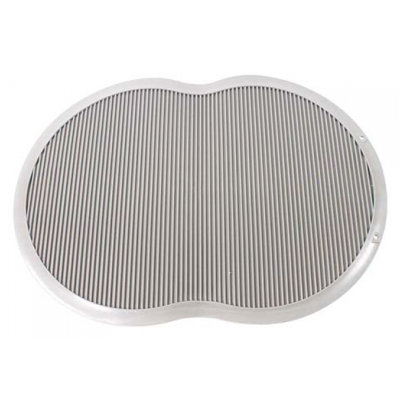 Petmate Replendish Single Pet Food Mat in Brushed Nickel