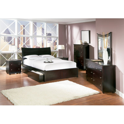 Atlantic Furniture Milano Storage Platform Bed