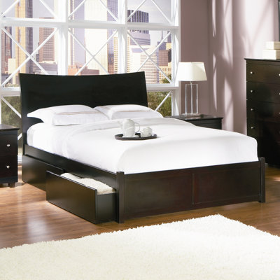 Milano Storage Platform Bed by Atlantic Furniture -image