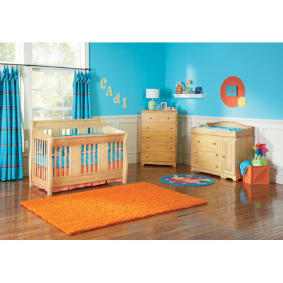 Atlantic Furniture Versailles Convertible Crib Set