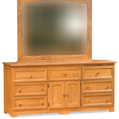 Manhattan 7 Drawer Dresser with Mirror by Atlantic Furniture -image