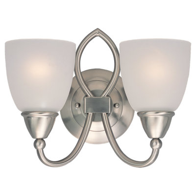Sea Gull Lighting Pemberton Vanity Light in Brushed Nickel