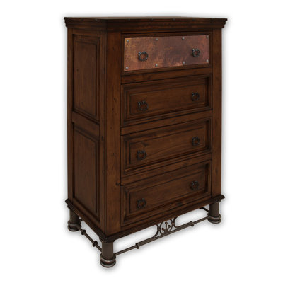 Valencia Distressed 4 Drawer Chest by Artisan Home Furniture -image