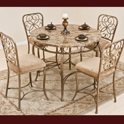 Vaughan Furniture Vintage Garden Gathering Chair in Burnished Gold (Set of 2)