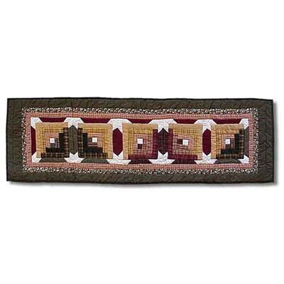 Table Runner Wayfair Log Snowflake  small  Cabin runner  table