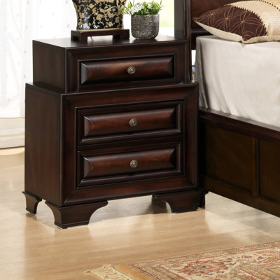 Sarina 3 Drawer Nightstand by Global Furniture USA -image