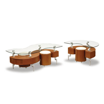 Global Furniture USA Sarah Coffee Table with Stool