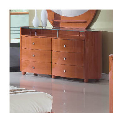 Emily 6 Drawer Dresser by Global Furniture USA -image