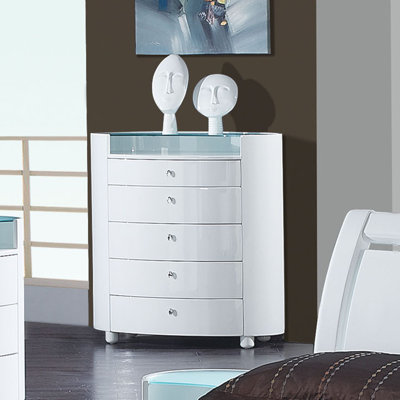 Emily 5 Drawer Chest by Global Furniture USA -image