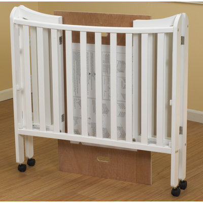 Orbelle Trading Tian 2 in 1 Portable Crib in White