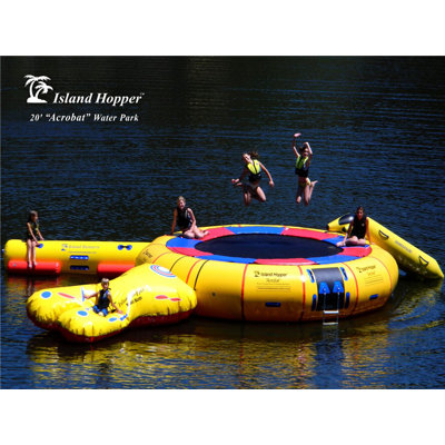 Island Hopper 20' Acrobat Heavy Commercial Water Trampoline