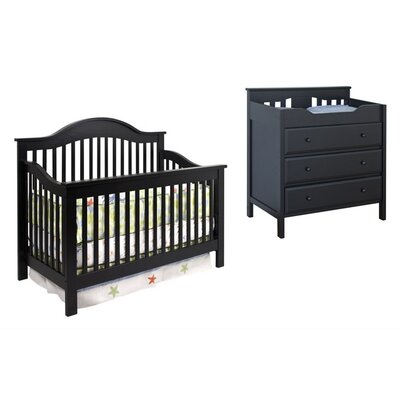 DaVinci Jayden 4-in-1 Convertible Crib Set with Toddler Rail