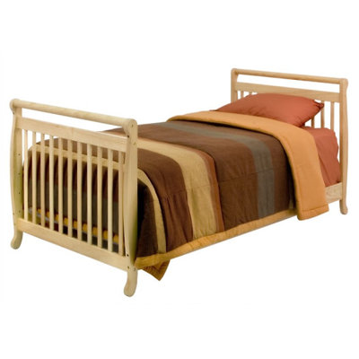 DaVinci Emily Mini 2-in-1 Convertible Crib in Natural