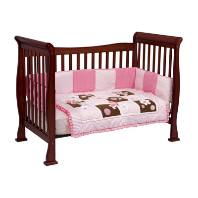 DaVinci Reagan 4-in-1 Convertible Crib with Toddler Rail in Cherry