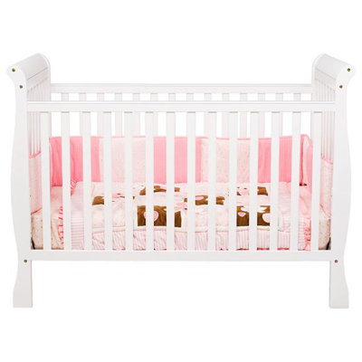 DaVinci Jamie Two Piece Convertible Crib Set in White