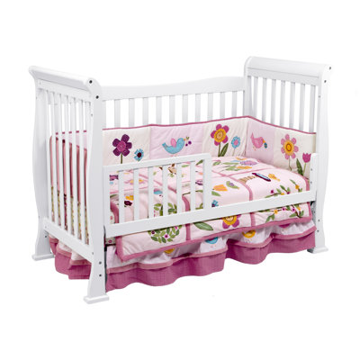 DaVinci Reagan 4-in-1 Convertible Crib with Toddler Rail in Pure White