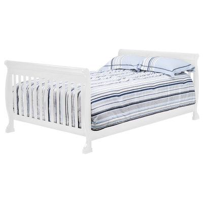 DaVinci Jacob 4-in-1 Convertible Crib with Toddler Rails in White