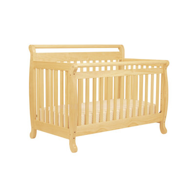 DaVinci Emily 4-in-1 Convertible Crib with Toddler Rail in Ebony Black