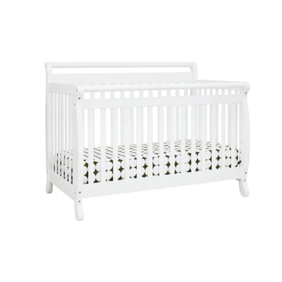 DaVinci Emily Three Piece Convertible Crib Nursery Set with Toddler Rail in Ebony Black