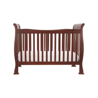 DaVinci Reagan 4-in-1 Convertible Crib with Toddler Rail in Cherry