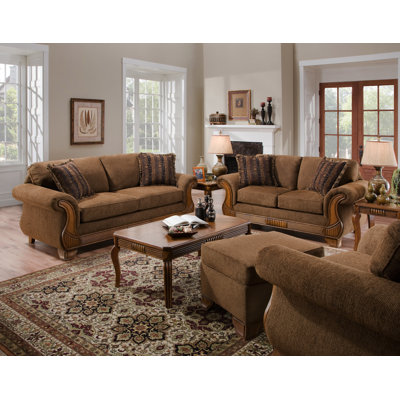 American Furniture Spencer Chenille Loveseat