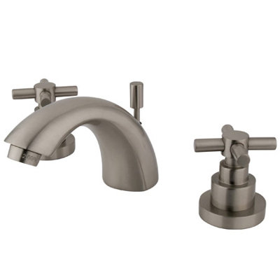 Elements of Design Tampa Mini Widespread Bathroom Faucet with Double Cross Handles