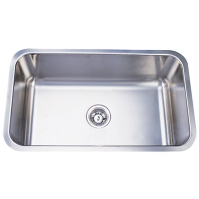 Kitchen Sink Design on Design 30 X 18 X 10 Undermount Single Bowl Kitchen Sink Wayfair
