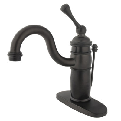 Elements of Design Single Hole Bathroom Faucet with Single Handle