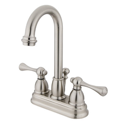 Elements of Design Centerset Bathroom Faucet with Double Cross Handles