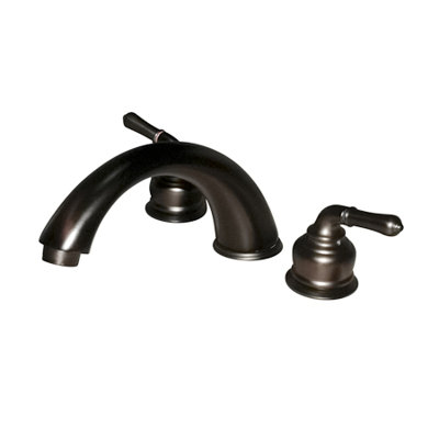 Elements of Design Magellan Double Handle Deck Mount Roman Tub Faucet Trim Magellan Lever Handle
