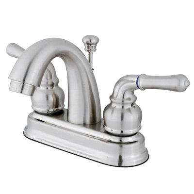 Elements of Design St. Charles Centerset Bathroom Sink Faucet with Double Lever Handles