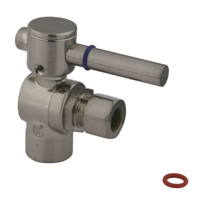 Elements of Design Quarter Turn Ball Valve 1/2" Sweat X 3/8" O.D. Compression