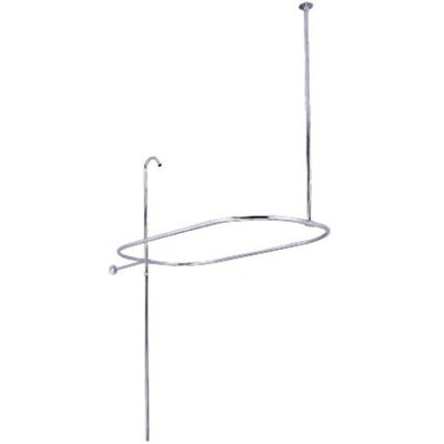 Elements of Design Oval Shower Rise with Enclosure